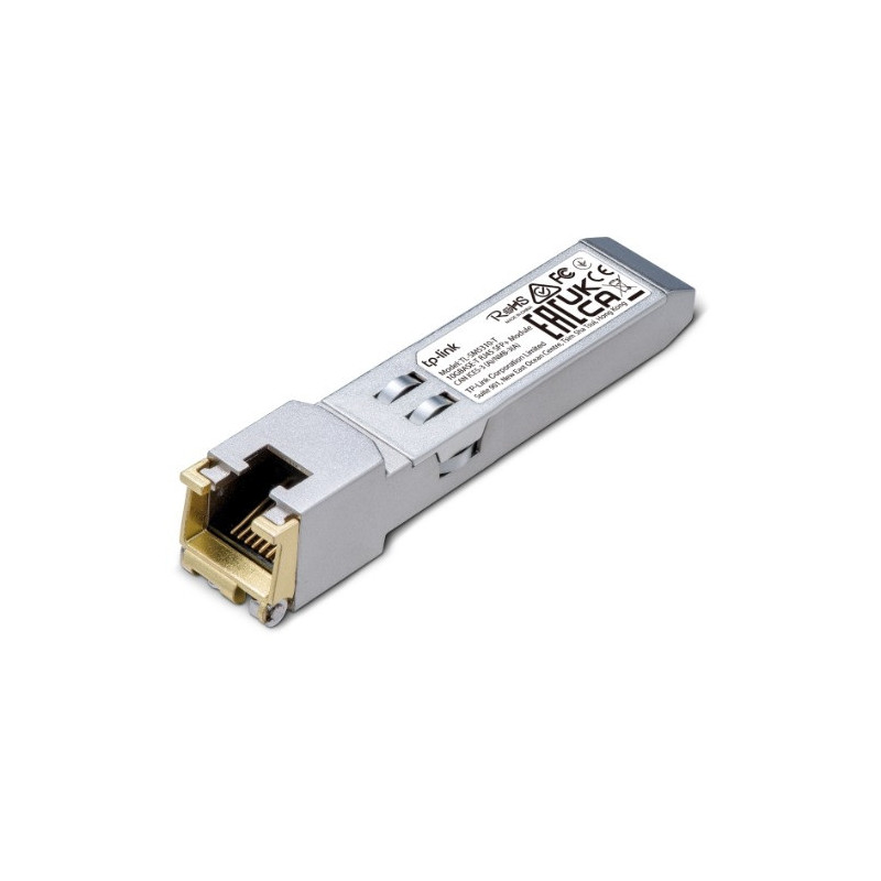 10GBASE-T RJ45 SFP+ Module
SPEC: 10Gbps RJ45 Copper Transceiver, Plug and Play with SFP+ Slot, Support DDM (Temperature and Volt
