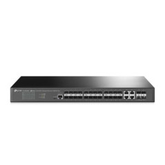 TP-Link JetStreamâ„¢ 24-Port SFP L2+ Managed Switch with 4 10GE SFP+ Slots, 5-Year WTY-(TL-SG3428XF)