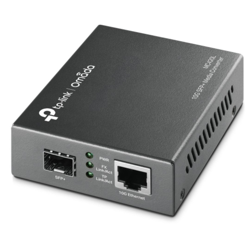 Omada 10G Multi-Gigabit RJ45 to 10G SFP+ Slot Supporting MiniGBIC Modules-(MC420L)