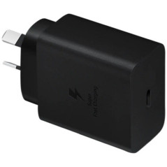SAMSUNG AC POWER ADAPTOR - 45W, USB-C TO USB-C CABLE (BLACK)