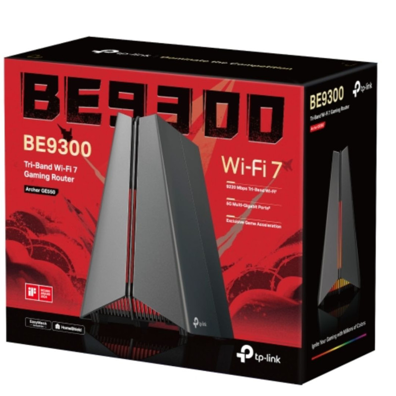 TP-LINK ARCHER BE9300 TRI-BAND GAMING ROUTER, 3YR