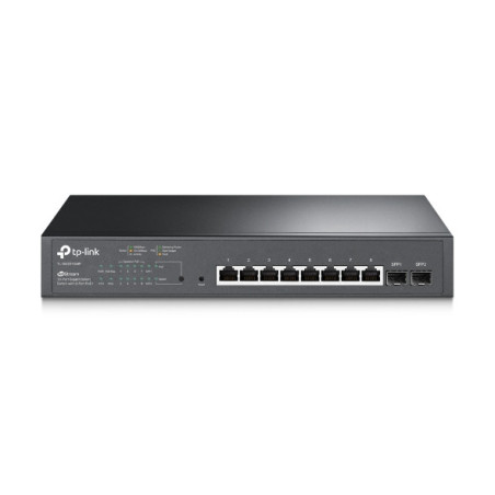 TP-LINK OMADA 10-PORT MANAGED GIGABIT SWITCH, POE+(8), SFP(2), RACKMONT, 5YR