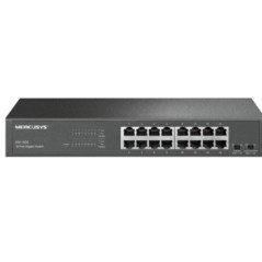 TP-LINK MERCUSYS 16-PORT 10/100/1000MBPS DESKTOP SWITCH, 5YR