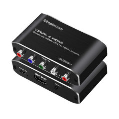 Component (YPbPr + Stereo R/L) to HDMI Converter Full HD 1080p