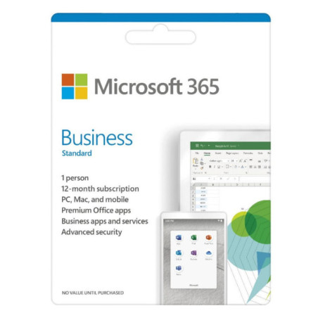 Microsoft 365 Business Standard Office 1 Year licence Email Key - KLQ-00210