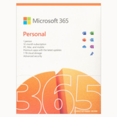 Microsoft 365 Personal Office 1 User 1 Year AU licence Email