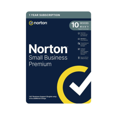 Norton SMALL BUSINESS PREMIUM 2.0 500GB 10 Devices 1 Yr Key