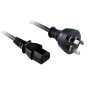 3M IEC C14 to C15 High Temperature Power Cable White