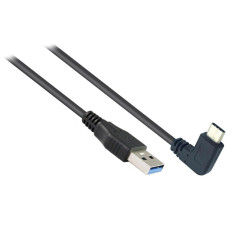 2M Right Angle C13 to C14 Power Cable