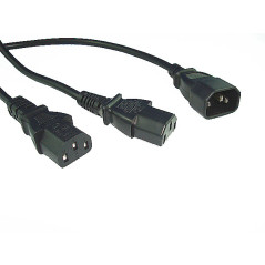 0.5M IEC C20-C19 Power Cable in Blue