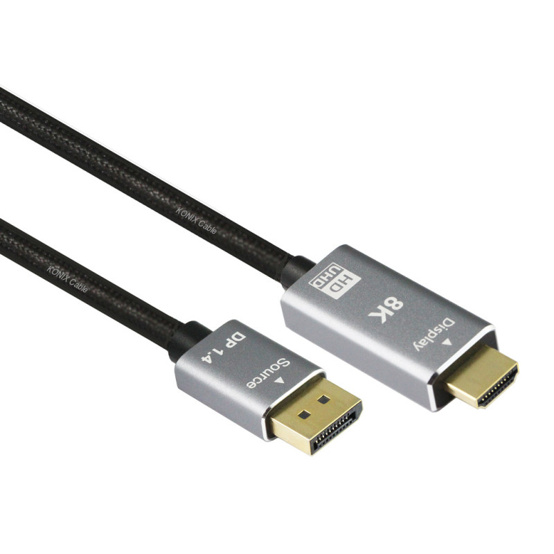 1M 3Pin Wall To IEC C13 Power Cable with Round Earth Pin