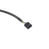 15M Slim CAT6 UTP Patch Cable LSZH in Black