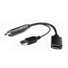 4 Port USB 2.0 Extender over CAT5e/CAT6 Cable Supports 60M Range