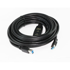1M OM4 LC-LC M/M Duplex Fibre Cable