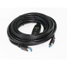 1M OM4 LC-LC M/M Duplex Fibre Cable