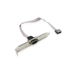 1M OM5 10/40/100 Gb 50/125 M/M Duplex Fibre Patch Cable