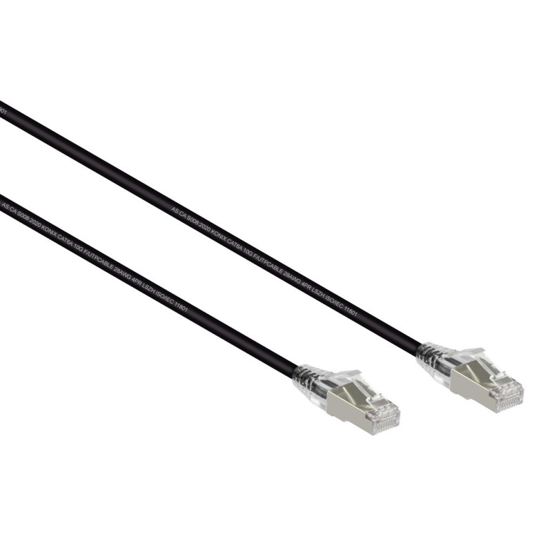 2M OM5 10/40/100 Gb 50/125 M/M Duplex Fibre Patch Cable