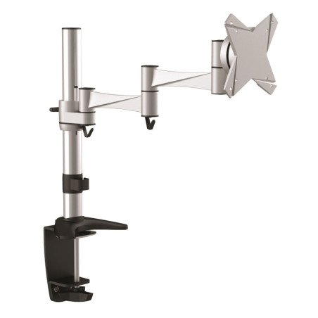 Monitor Stand Desk Mount 43cm Arm for Single Display 13in-27in 8kg 15d