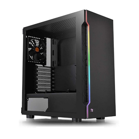 Thermaltake H200 RGB Tempered Glass Mid Tower Chassis Black
