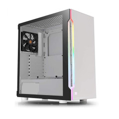 Thermaltake H200 RGB Tempered Glass Mid Tower Chassis White