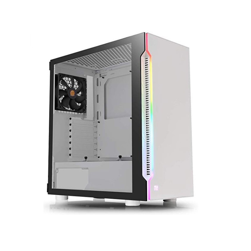 Thermaltake H200 RGB Tempered Glass Mid Tower Chassis White