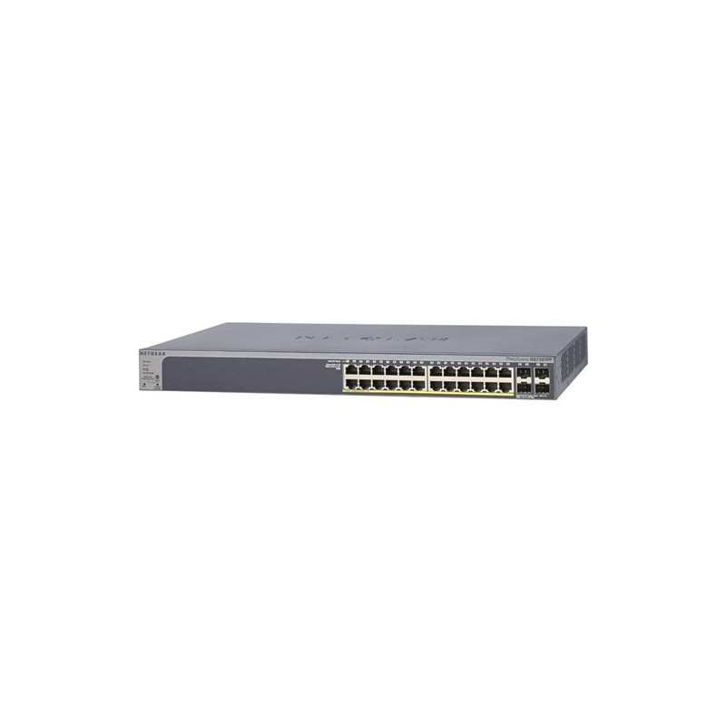 Netgear GS728TPPv2 24-Port Gigabit PoE+ Smart Managed Pro Switch with 4 SFP Port
