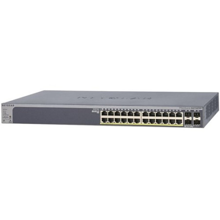 Netgear GS728TPPv2 24-Port Gigabit PoE+ Smart Managed Pro Switch with 4 SFP Port
