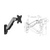 Brateck Single Screen Wall Mounted Gas Spring Monitor Arm 17-32in