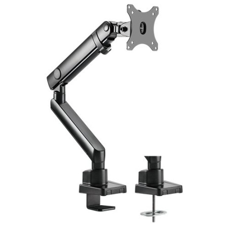 Brateck Single Monitor Aluminium Slim Mechnical Spring Monitor Arm - 17in-32in