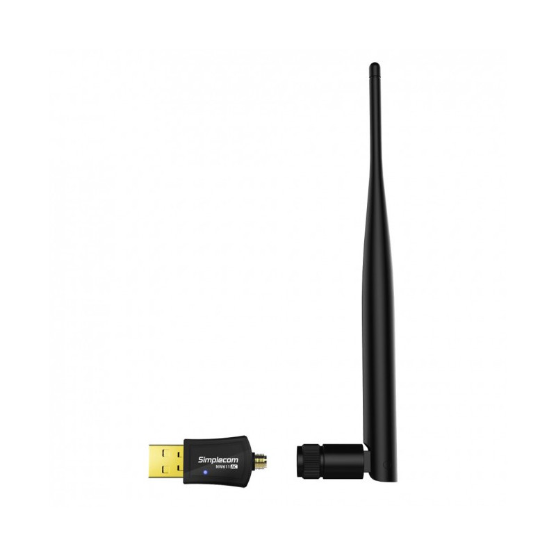 Simplecom NW611 AC600 WiFi Dual Band USB Adapter with 5dBi