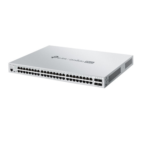 TP-LINK OMADA PRO 48-PORT MANAGED 10G L2+ SWITCH, POE+(48), SFP(4), 1U, 5YR
