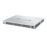 TP-LINK OMADA PRO 48-PORT MANAGED 10G L2+ SWITCH, POE+(48), SFP+(4), 1U, 5YR