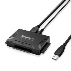 Simplecom SA492 USB 3.0 to 2.5in - 3.5in - 5.25in SATA IDE Adapter with Power Supply