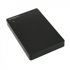 Simplecom SE203 Tool Free 2.5in SATA HDD SSD to USB 3.0 Hard Drive Enclosure - Black Enclosure