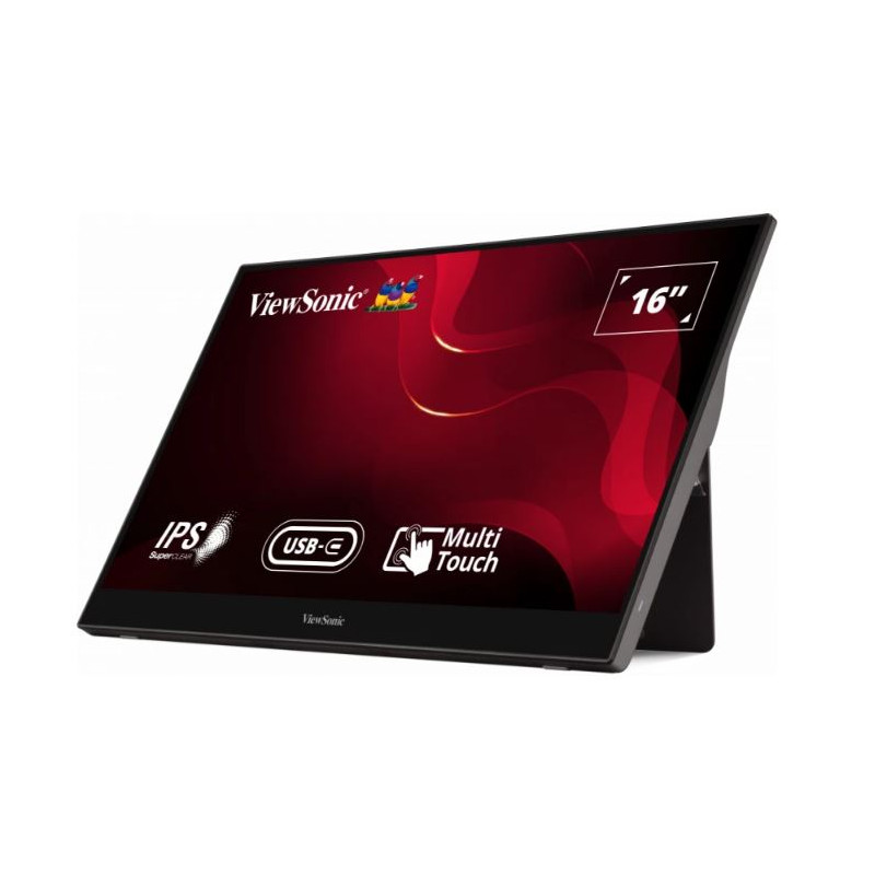 ViewSonic TD1655 16in Full HD Portable USB-C IPS Touch Monitor