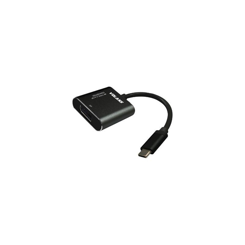 VOLANS Cable Adapter: Aluminium USB TYPE-C USB-C to DisplayPort Adapte