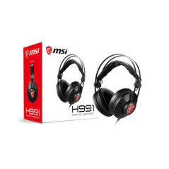 MSI H991 Wired PC Gaming Headset, Built-in Microphone, 3.5mm Jack