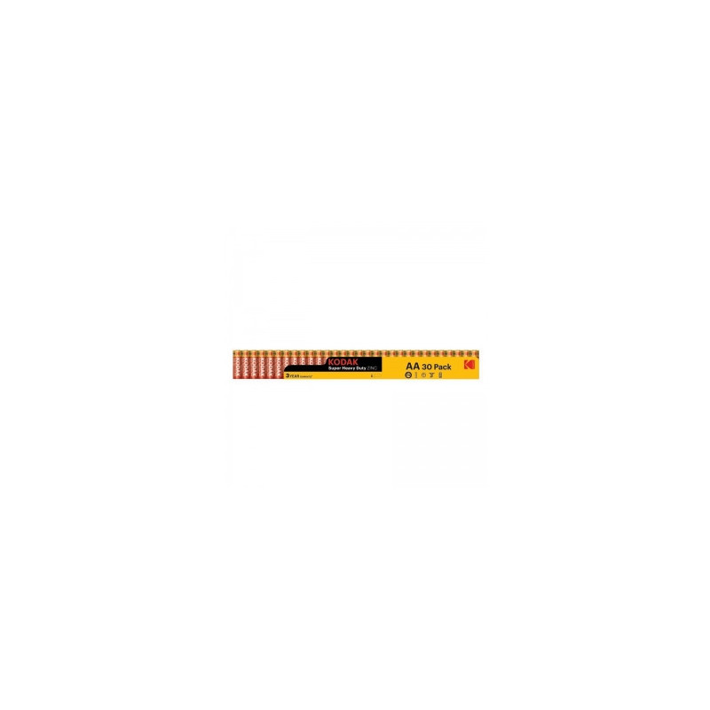 Kodak ZINC super heavy duty AA battery (30 pack shrink long)