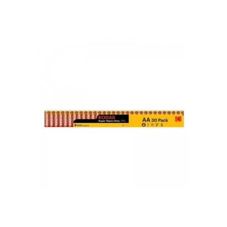 Kodak ZINC super heavy duty AA battery (30 pack shrink long)