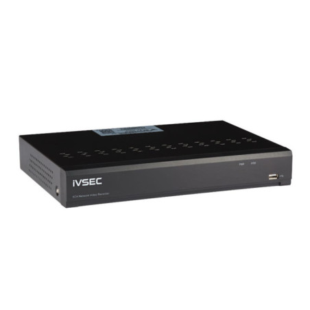 iVSEC | NR308XD | 8 Channel NVR, 12MP, 8 PoE Ports, 1 Bay, H265 4K HDMI, IVS