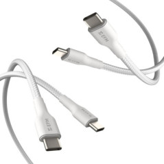 EFM USB-C Braided Cable Twin Pack - 2M