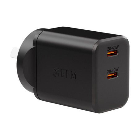 EFM ECO 40W Dual Port Wall Charger 