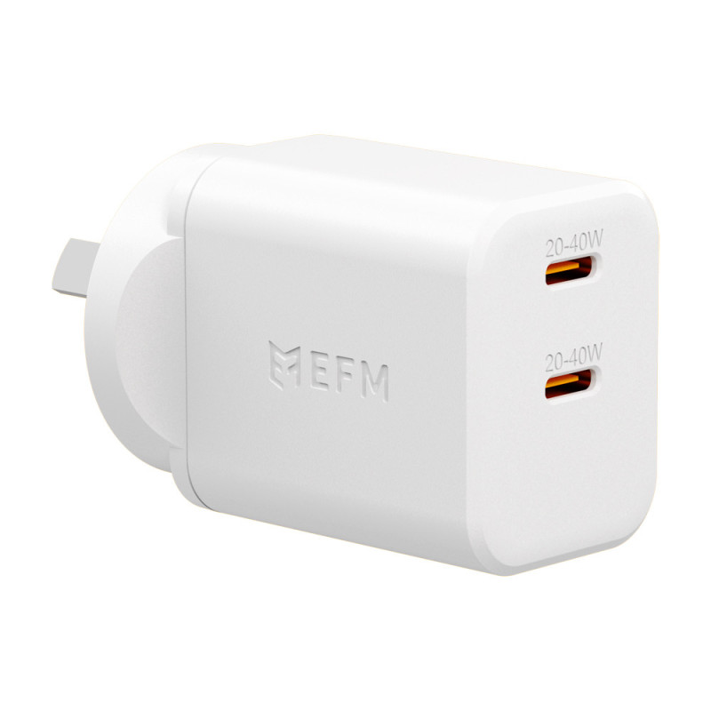 EFM ECO 40W Dual Port Wall Charger