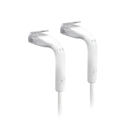 Ubiquiti UniFi Patch Cable, Length 0.3m, White, Ultra-Thin Patch Cable With GbE Support And Flexible, Bendable Boots For Enhance