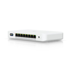 Ubiquiti Device Bridge Switch, Compact PoE+ Switch* (1) 10 GbE Port, (7) 2.5 GbE Ports, 6 GHz, WiFi 7 Integration, Seamless, Hig