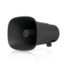 Ubiquiti AI Horn Speaker, Black,All-weather PoE 120 dB Horn Speaker With Advanced AI Alert Functionality&Versatile Wall, Corner,