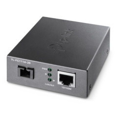 TP-Link 10/100 Mbps RJ45 to 100 Mbps Single-mode SC WDM Bi-Directional Fiber Converter-(TL-FC111A-20)