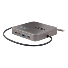 STARTECH 0.55M USB-C MULTIPORT ADAPTER,100W, USB(1), 4K HDMI(2), RJ45(1), SD/MMC, 3YR
