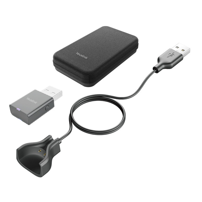 YEALINK PORTABLE ACCESSORY KITFOR WH63/WH67 (WDD60 DONGLE, CHARGE CABLE, CARRY CASE)