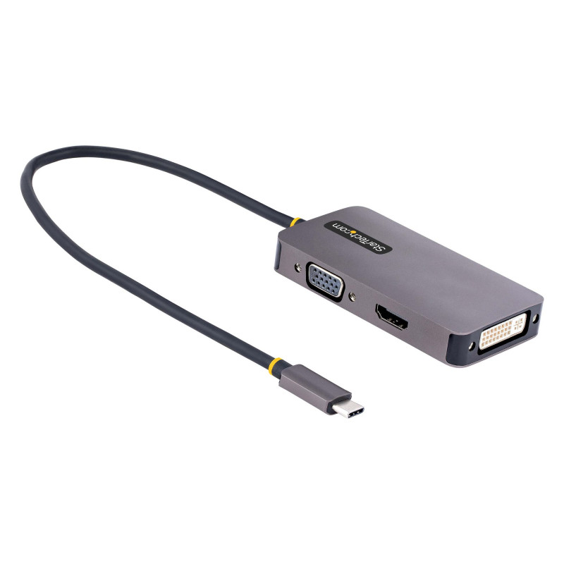 STARTECH USB C VIDEO ADAPTER to HDMI DVI VGA, 4K 60Hz DISPLAY, 3YR